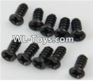 PXtoys 9300 Spare parts P88005 Flat head screws(10pcs)-2.3x8mm,PXtoys 9300 RC Car Parts,PXtoys 9300 RC Truck Spare parts Accessories,1:18 4WD High Speed Buggy Parts